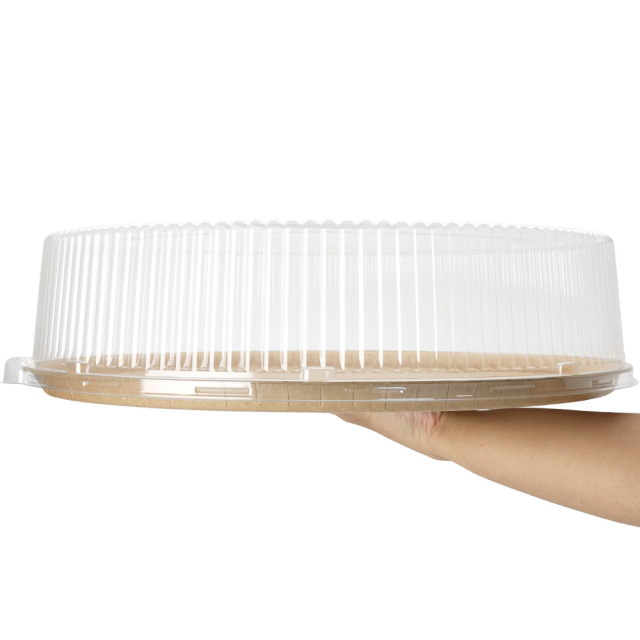 18" Clear Dome Lids for SOLUT! Deli Trays