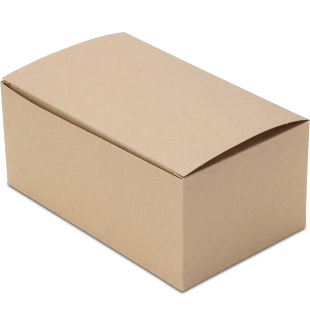 Natural Brown Kraft Stackable Meal Boxes - 8 x 4.88 x 3.5"