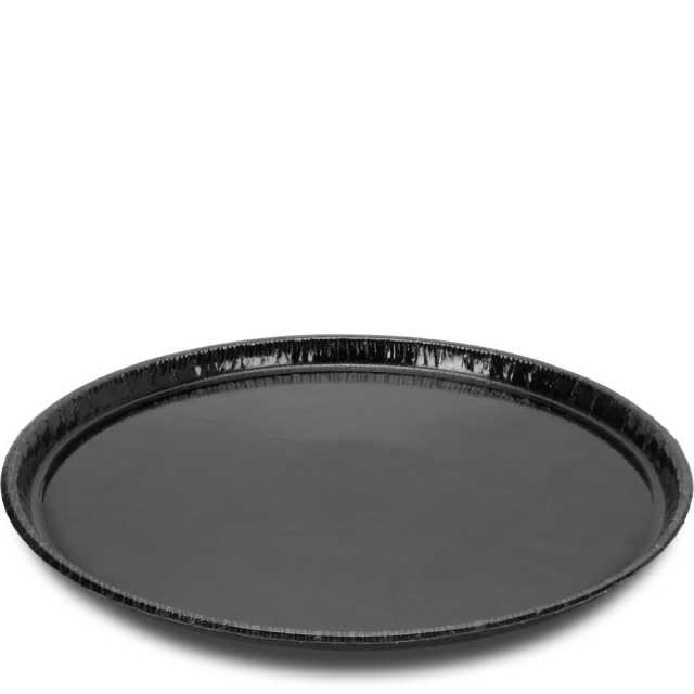 16" SOLUT! Elegance Deli / Catering Trays - Gloss Black