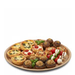 16" SOLUT! Natural Brown Kraft 100% Recyclable Catering Trays