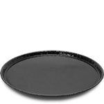 18" SOLUT! Elegance Deli / Catering Trays - Gloss Black