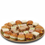 18" SOLUT! Natural Brown Kraft 100% Recyclable Catering Trays