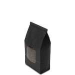 Chalkboard Black Coffee Bags with Window - 1 lb.