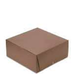 12 x 12 x 5" Chocolate Brown Bakery Boxes