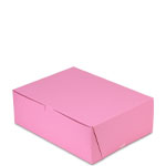 12 x 9 x 4" Pink Cupcake Bakery Boxes