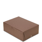 12 x 9 x 4" Chocolate Brown Cupcake Bakery Boxes
