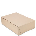 14 x 10 x 4" 100% Recycled Brown Kraft Cake Bakery Boxes