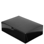 14 x 10 x 4" Black Cupcake Bakery Boxes