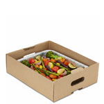 Half Pan Catering Tray  - Natural Brown Kraft