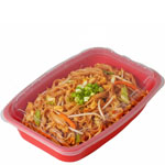 28 oz. Red Plastic Meal Prep / Takeout Container