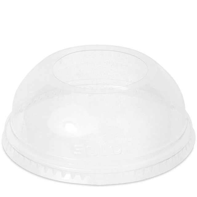 Conex  Clear Dome Lid w/ Large Hole (Fits 16, 20, 24oz. Cups)