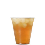 12 oz Squat Dart Classic Clear Plastic Cold Cup