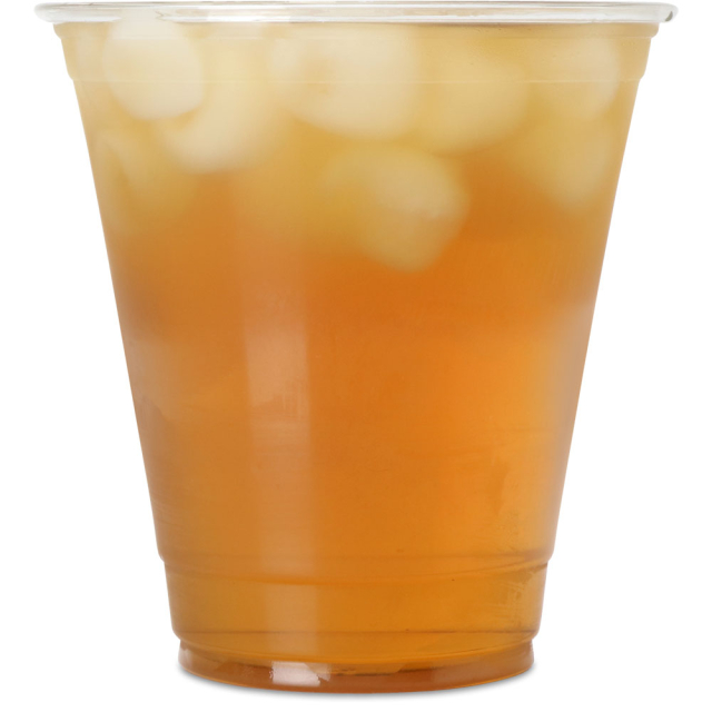 12 oz Squat Dart Classic Clear Plastic Cold Cup