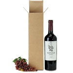Kraft 1 Wine Bottle Boxes (Vertical)