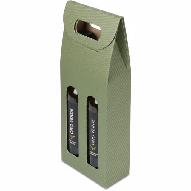 Olive Oil Gift Box - Sage Tall 2 - Bottle