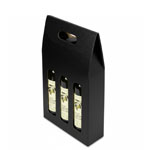 Olive Oil Gift Box - Nero Black Embossed Tall 3 - Bottle