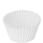 Regular Cupcake 2 oz. White Fluted Paper Baking Cups