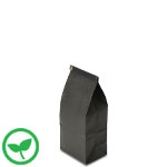 Chalkboard Black Kraft PLA Lined Coffee Bags - 1/2 lb.