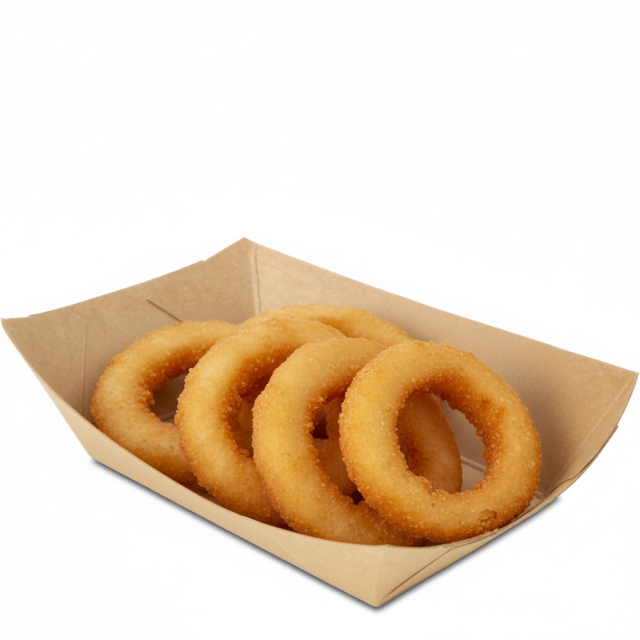 3 oz.  Brown Kraft Paper Food Trays