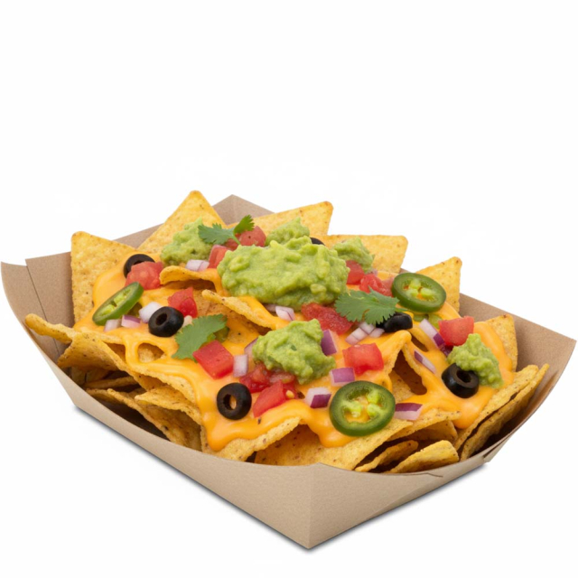 2lb. Brown Kraft Paper Food Trays