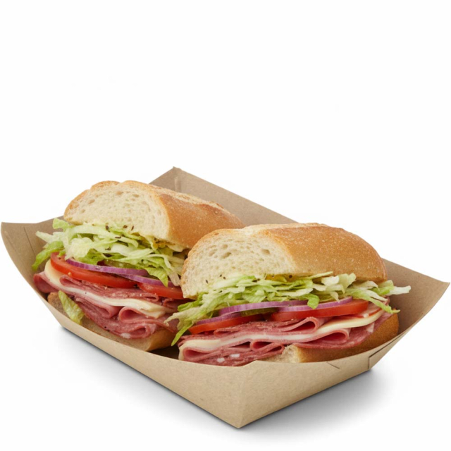 3lb. Brown Kraft Paper Food Trays