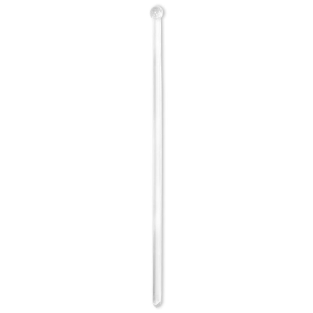 Stirrer Crystal Ball-End, Square Stem 5.5"