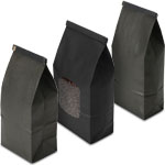 Black Coffee Bags / Black Tin Tie Bags