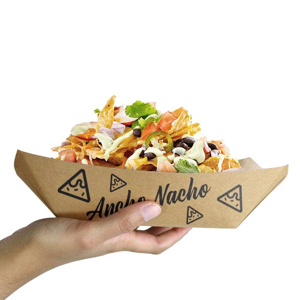 Custom Printed Food Trays for Restaurants, Cafes & Events