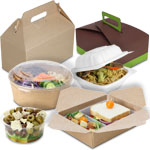 To-Go Plastic Eco-Friendly Takeout & Lunch Box Containers