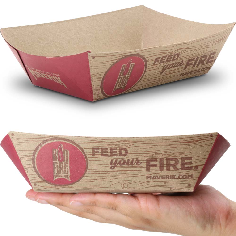 Custom Printed Food Trays for Restaurants and Foodservice