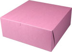 10 x 10 x 4" Pink Pie / Bakery Boxes
