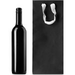 Black Euro-tote Wine Bags / Gift Bags with Twill Handles