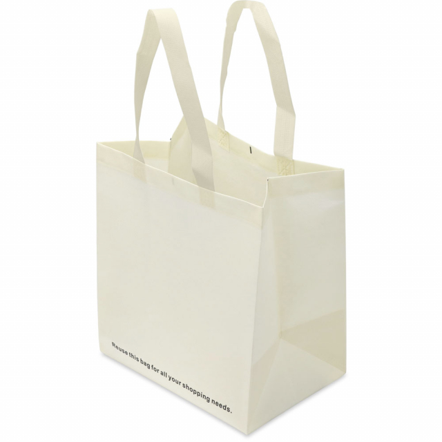 Beige Reusable Catering Bags - 10.5 x 7.5 x 12 in.