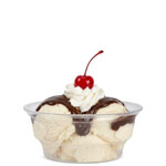 Clear Plastic Sundae Cup - 6 oz.