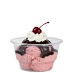 Clear Plastic Sundae Cup - 8 oz.