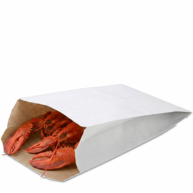 7 x 4.5 x 14.25 in. Double Wall Insulated Take Out Bags