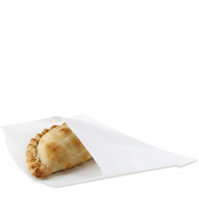 4.5 x 3.5 in. Grease Resistant White French Fry Bags