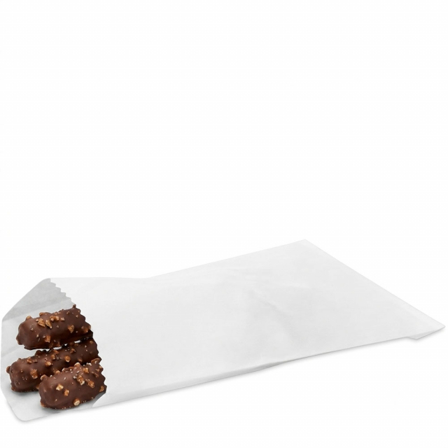 3 x 5.5 in. White Glassine Grease Resistant Bags