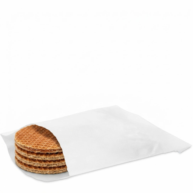4.75 x 6.75 in. White Glassine Grease Resistant Bags