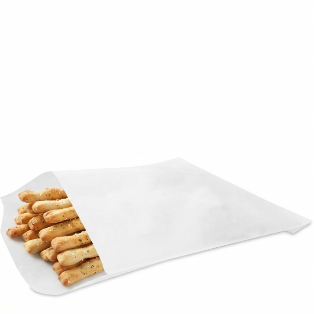 5.75 x 7.75 in. White Glassine Grease Resistant Bags