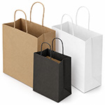 Turn Top Paper Shopping Bags