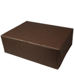 12 x 9 x 4" Chocolate Brown Cupcake Bakery Boxes