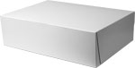 14" x 10" x 4" Plain White Quarter Sheet Cake Bakery Boxes