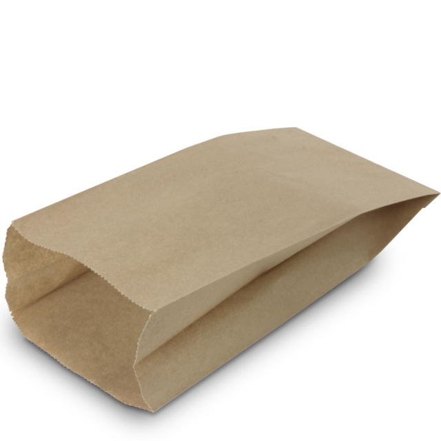 Brown Natural Kraft Paper Bread Bag - 7  x 4 x 15"