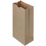 10lb. Natural Brown Kraft SOS Bags 6.56 x 4 x 13"
