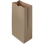 12lb. Natural Brown Kraft SOS Bags 7.13 x 4.38 x 13.94"