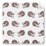Coffee House Print High Performance Waxed Tissue - 12" x 12"