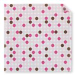 Bakery Dots Print High Performance Waxed Tissue - 12" x 12"