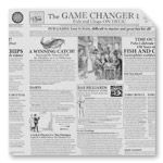Newsprint High Performance Dry Wax Tissue - 12" x 12"