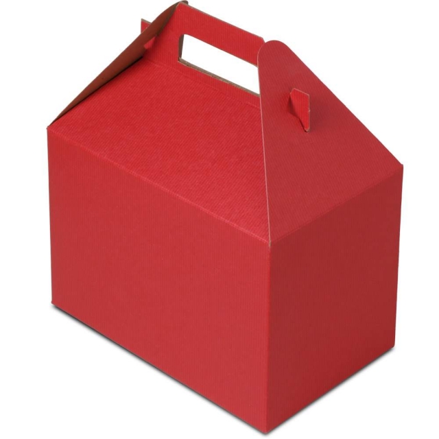 Really Red Large Gable Boxes 9 x 6 x 6"